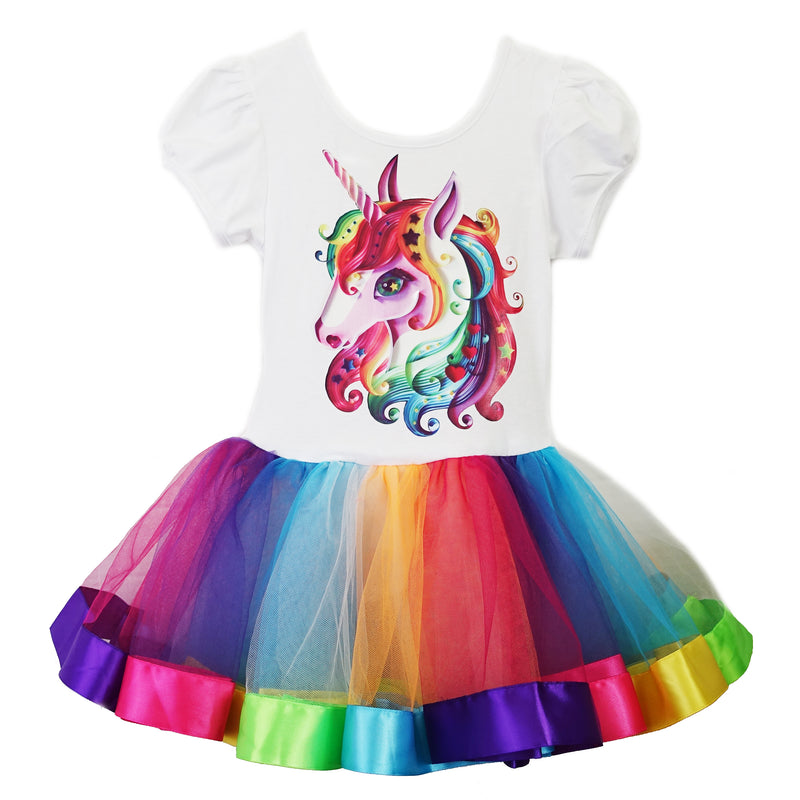 Unicorn Rainbow Ballet Dress