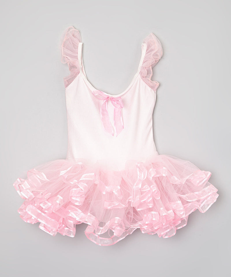 Pink Ribbon Lycra Ballet Dress