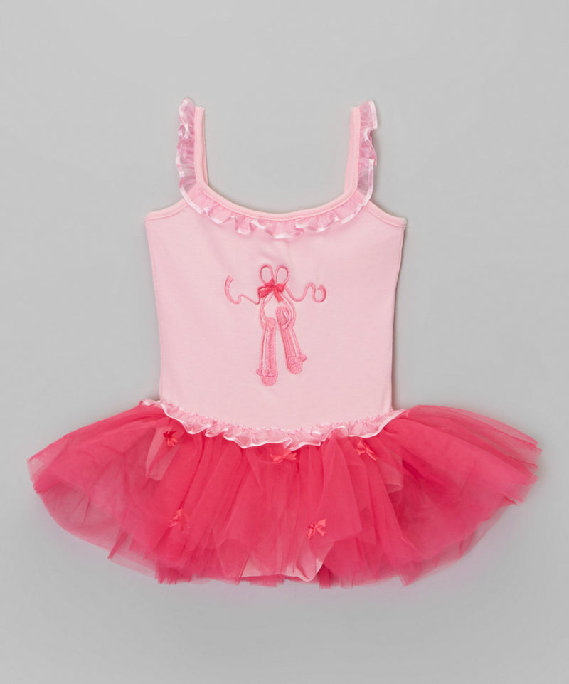 Pink-Hot Pink Ballet Slipper Ballet Dress