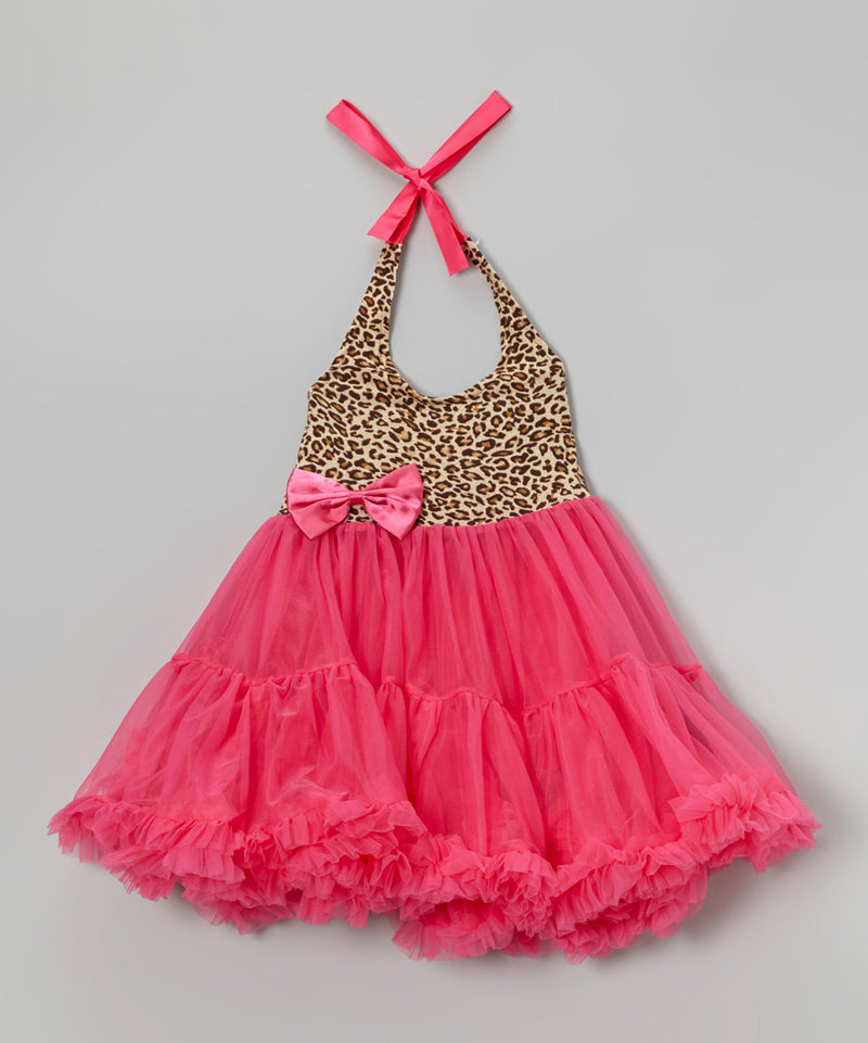 Cheetah Hot Pink Petti Dress