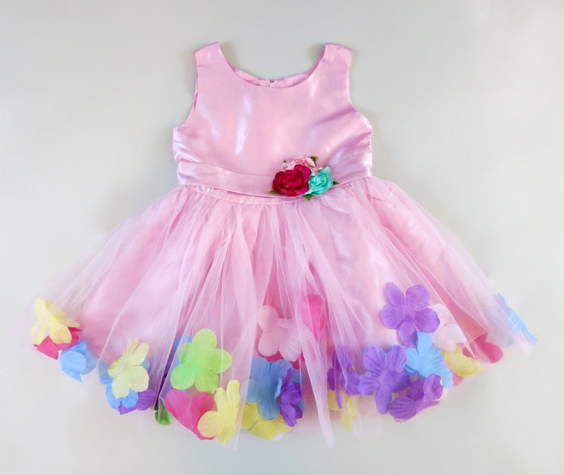 Petal Pink Silk Dress