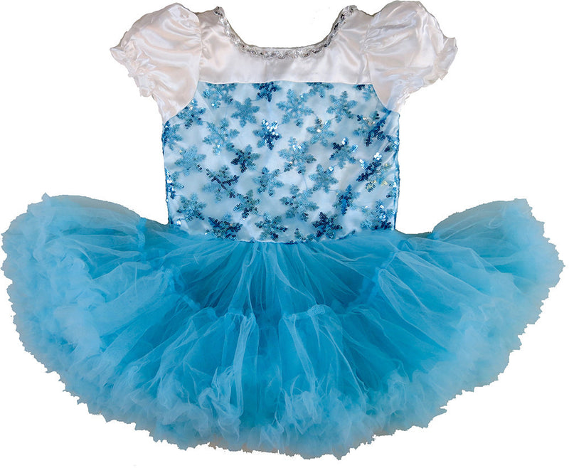 Baby Blue Snowflake Elsa Dress