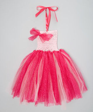 Pink/Hot Pink Hand Banding Dress