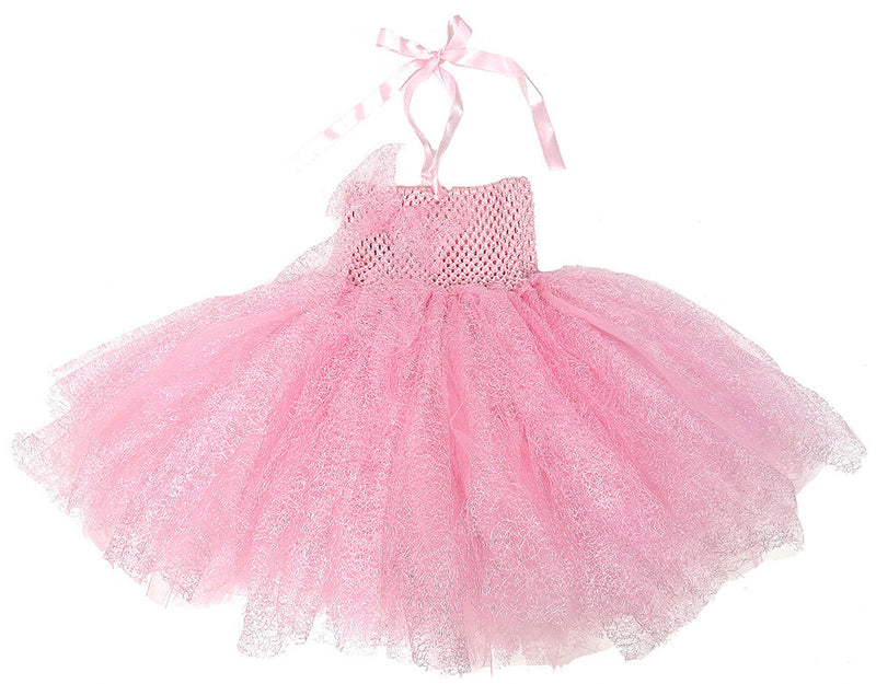 Baby Pink Hand Banding Dress