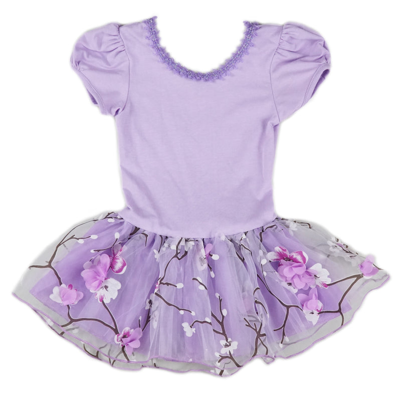 Purple Plum Flower Ballet Dress