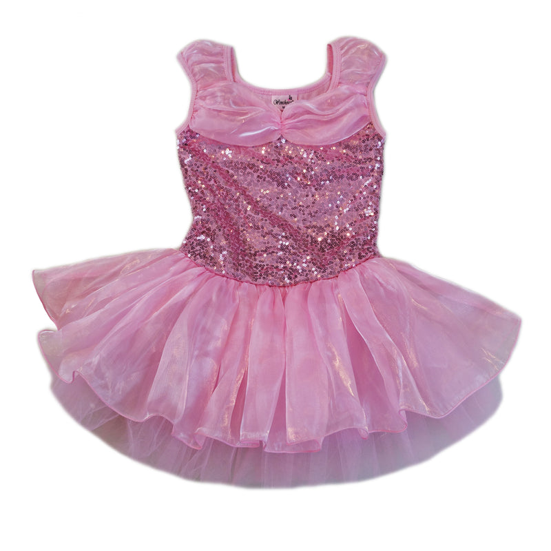 Baby Pink Sequins Ballet Dress