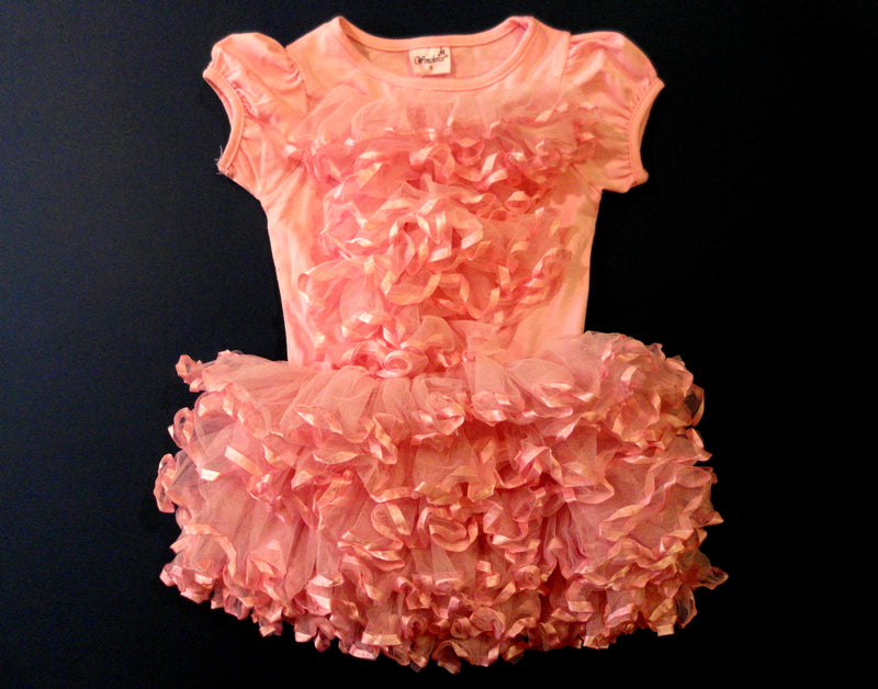 Pink Wave Trim Petti Dress