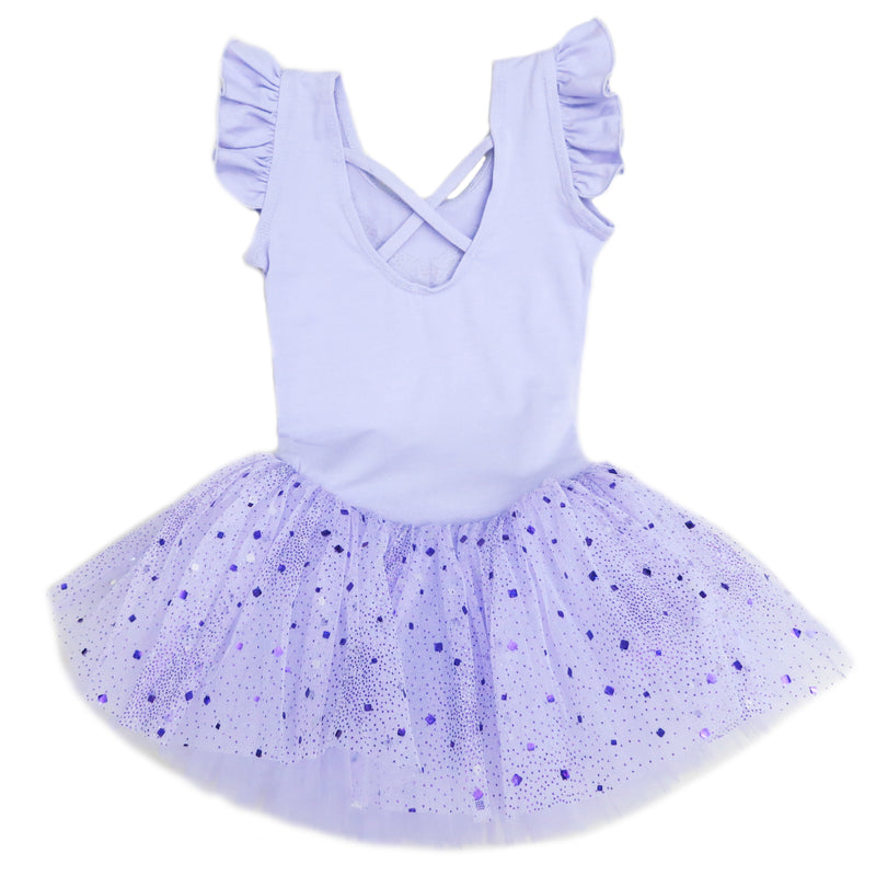 Lavender Rhinestone Skirted Ballet Dress