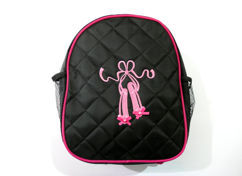 Black Ballet Shoe Backpack