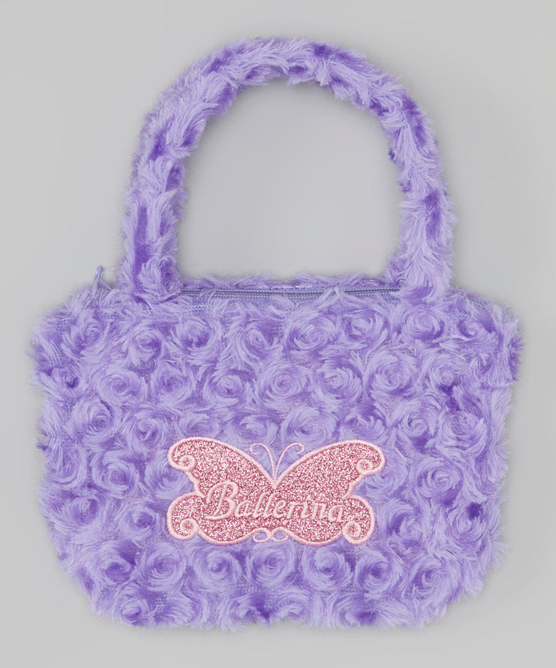 Purple Ballerina Velvet Purse