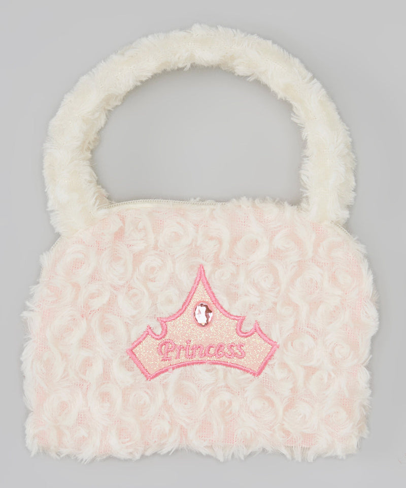 White Princess Velvet Purse