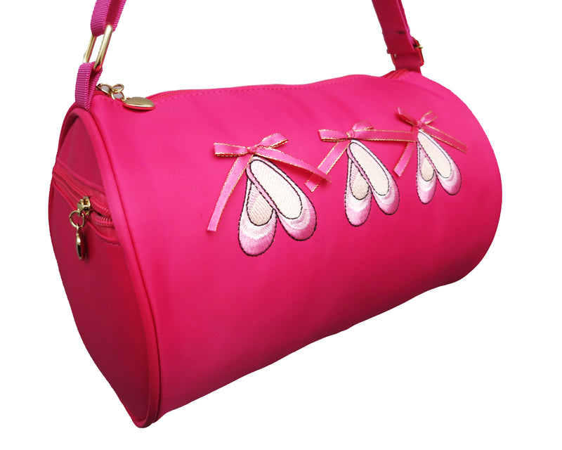 Hot Pink Tri Ballet Shoes Duffel