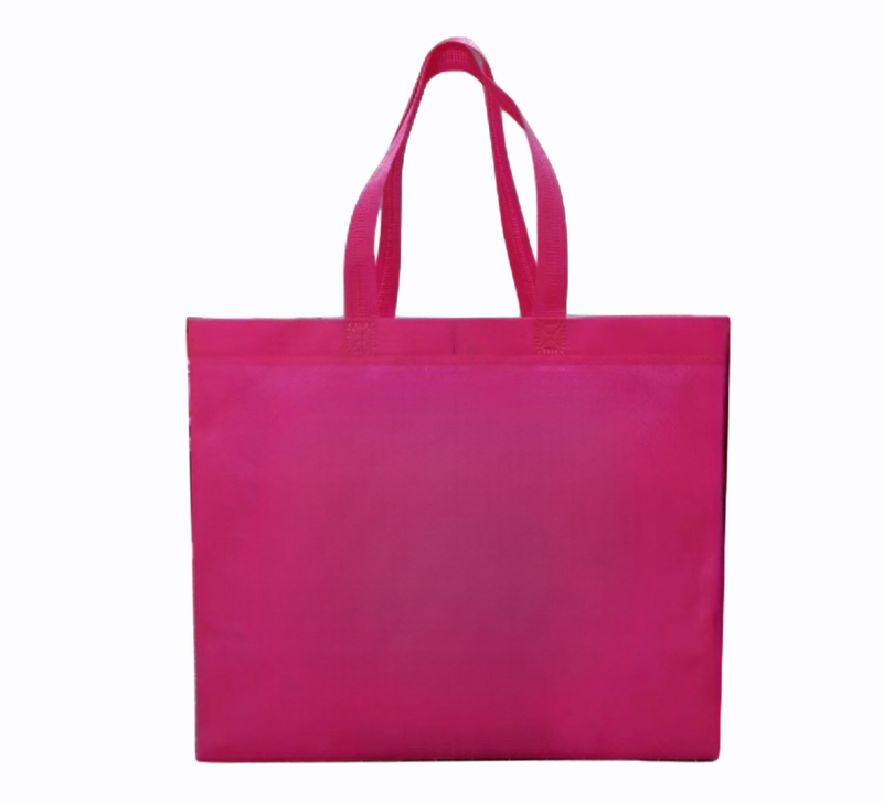 Hot Pink Cotton Shopping Bag