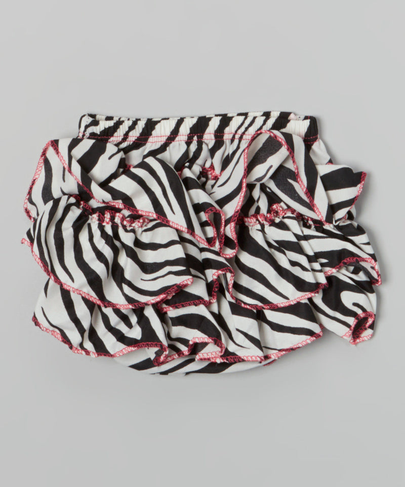 Zebra Satin Bloomer