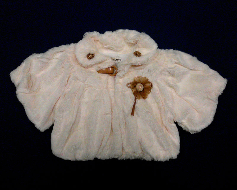 Ivory Flower Short Coat