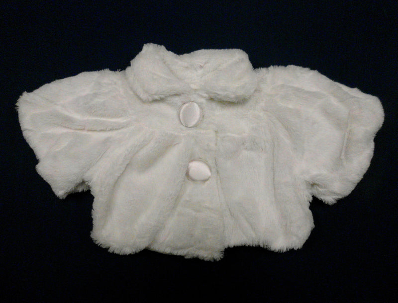 White Button Short Coat