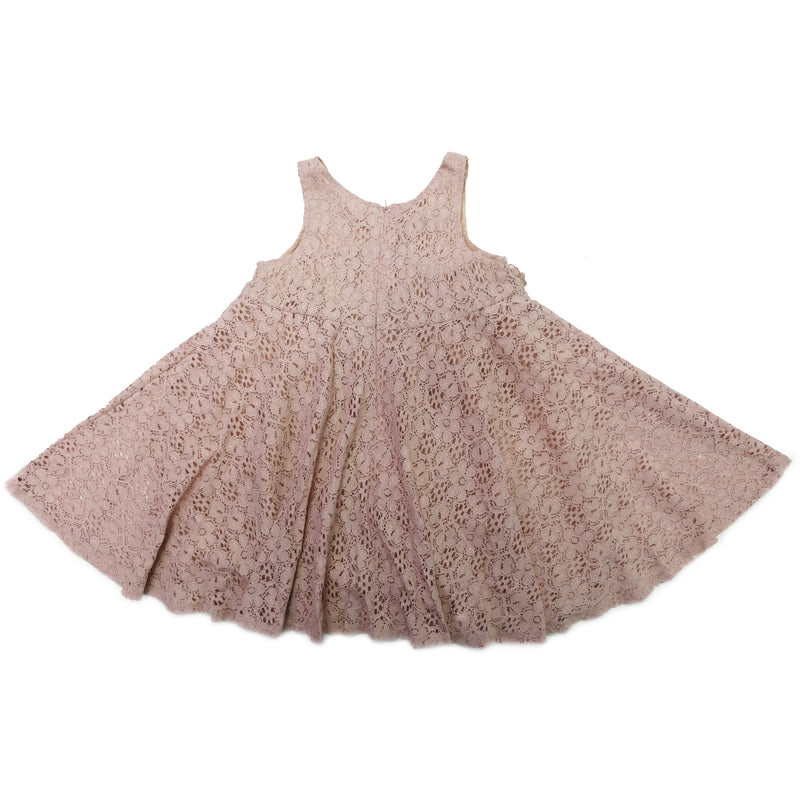 Peach Lace Baby Doll Dress