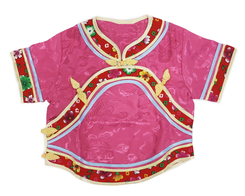Hot Pink Chinese Retro Style 2 Pieces Set