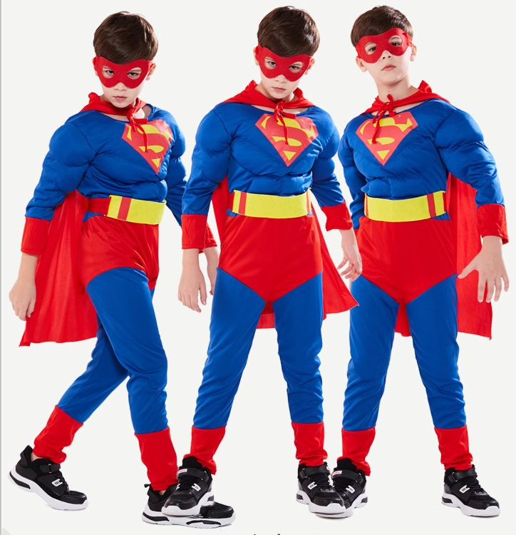 Super man Muscle Costume