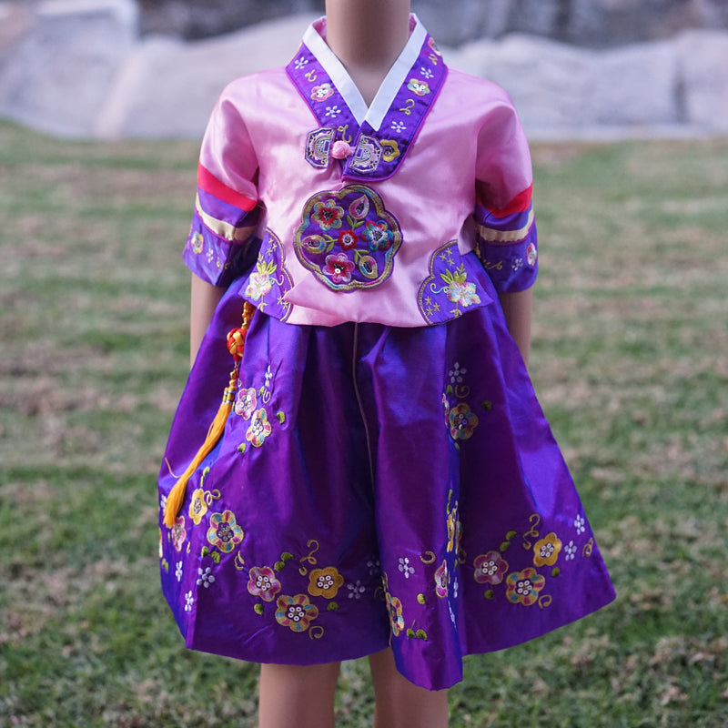 Pink/Purple Korean Robe Style Dress