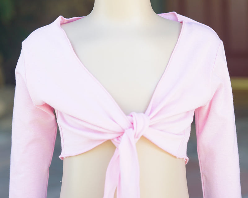 Pink Ballet Wrap Top