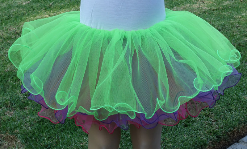 Rainbow Wavy Reversible Tutu