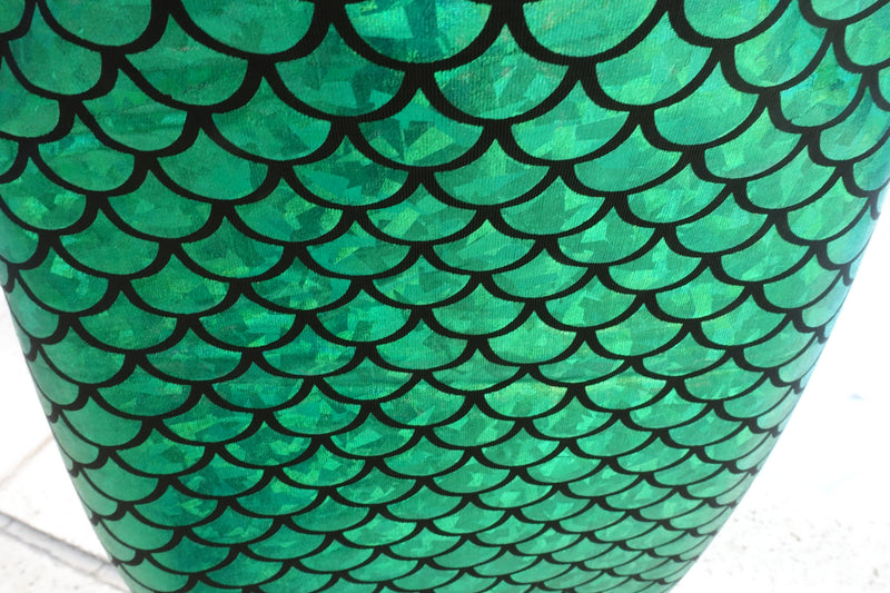 Green Mermaid Skirt Tail 3-Pieces Swimming Suit