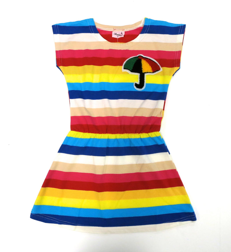 Rainbow Umbrella Polo Dress