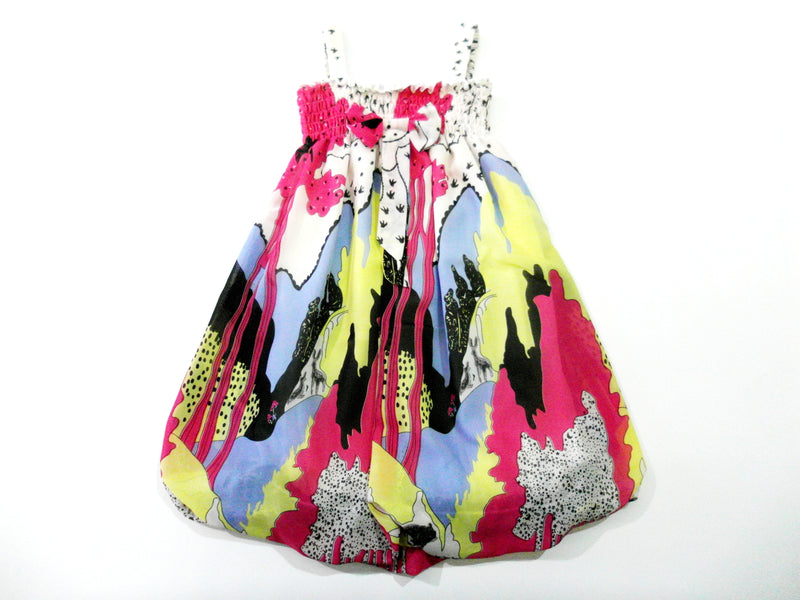 Colorful Chiffon Baby Doll Dress