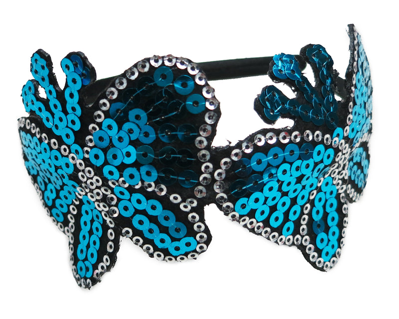 Blue Butterflies Headband