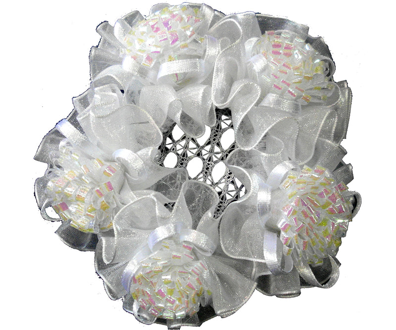 Shiny Flower Bun Cover