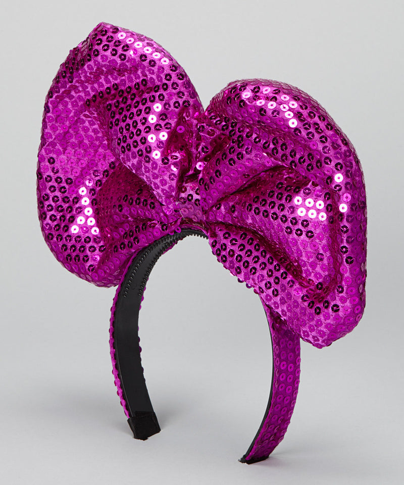Purple Sequin Giant Bow