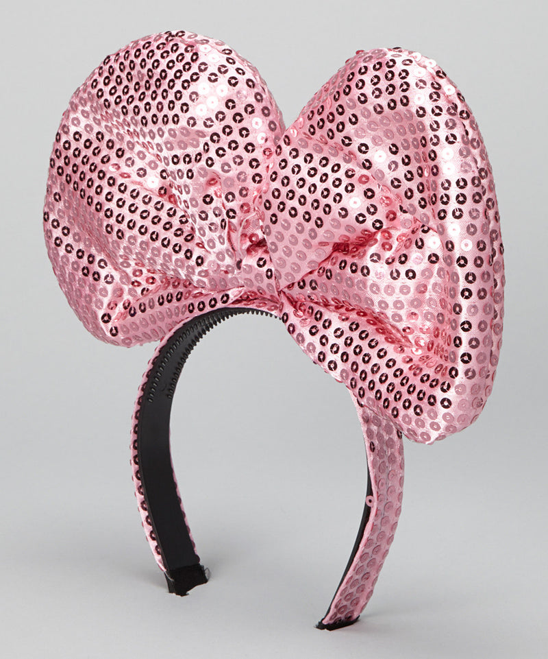 Pink Sequin Giant Bow