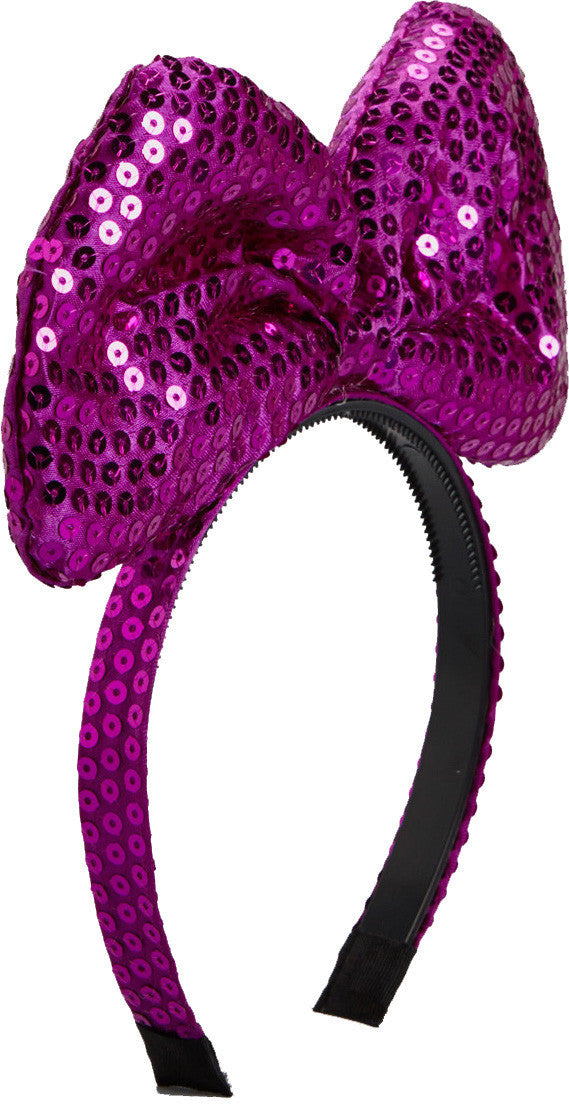 Pink Sequin Big Bow