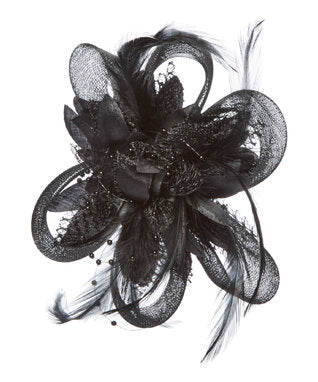 Colors Feather Flower Bow