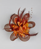 Colors Feather Flower Bow