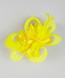 Colors Feather Flower Bow