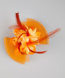 Colors Feather Net Flower Bow