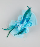 Colors Feather Net Flower Bow