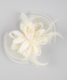 Colors Feather Net Flower Bow