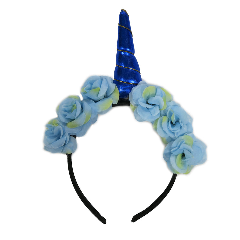 Blue Unicorn Head Band