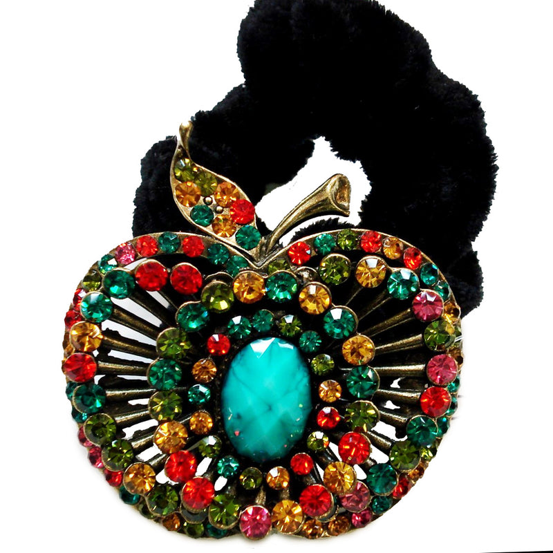 Colors Rhinestone Apple Donut Hairband