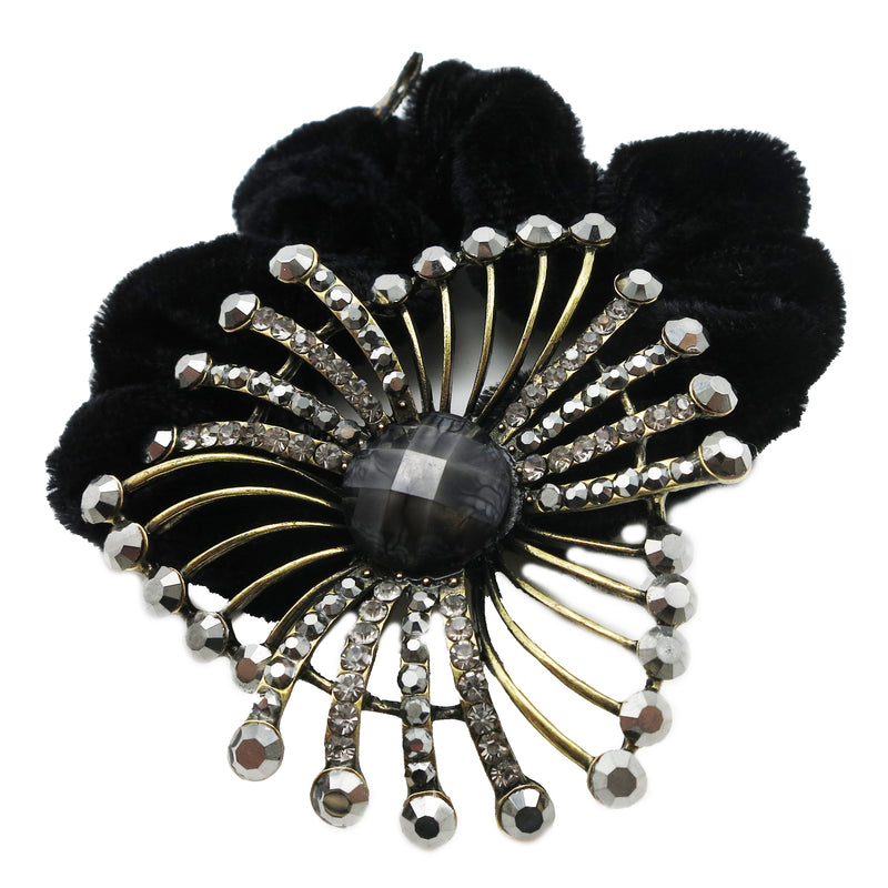 Colors Rhinestone Triangle Donut Hairband
