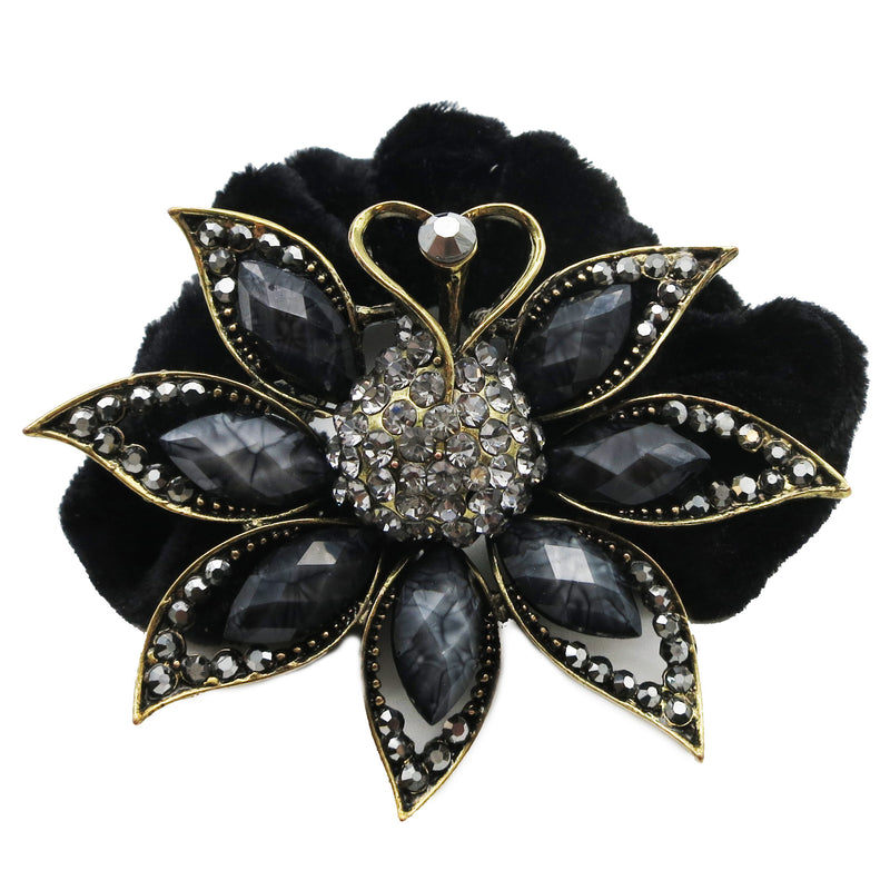 Colors Rhinestone Peacock Donut Hairband