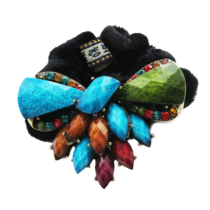 Colors Rhinestone Bow Donut Hairband