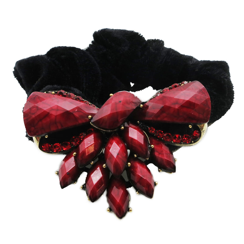 Colors Rhinestone Bow Donut Hairband