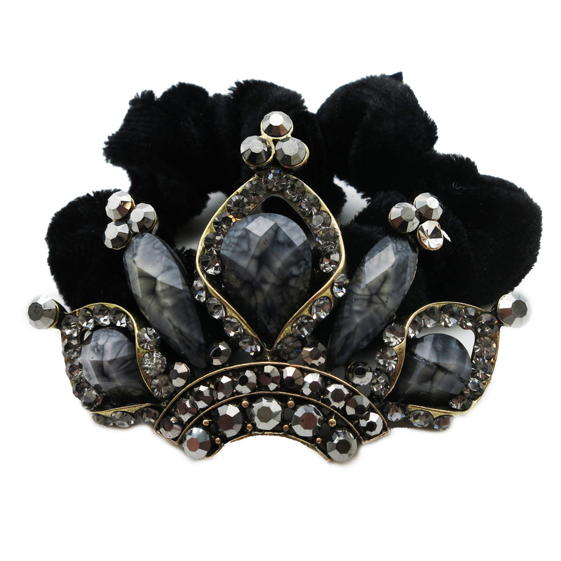 Colors Rhinestone Crown Donut Hairband