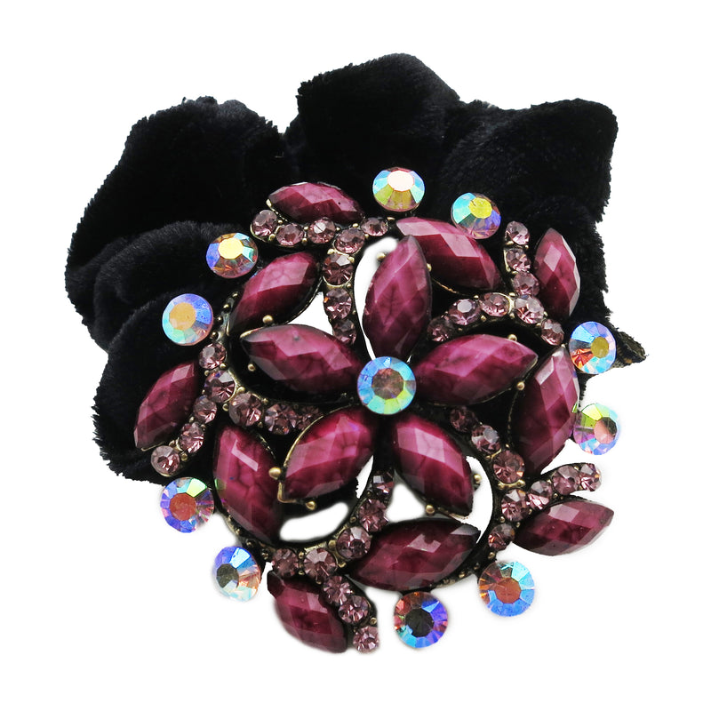 Colors Rhinestone Twist5 Donut Hairband