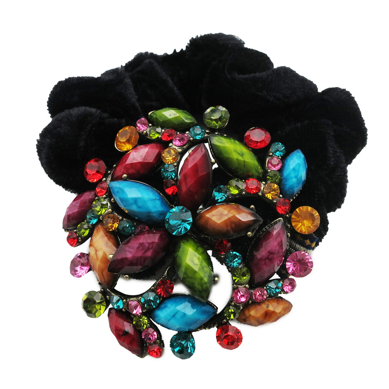 Colors Rhinestone Twist5 Donut Hairband