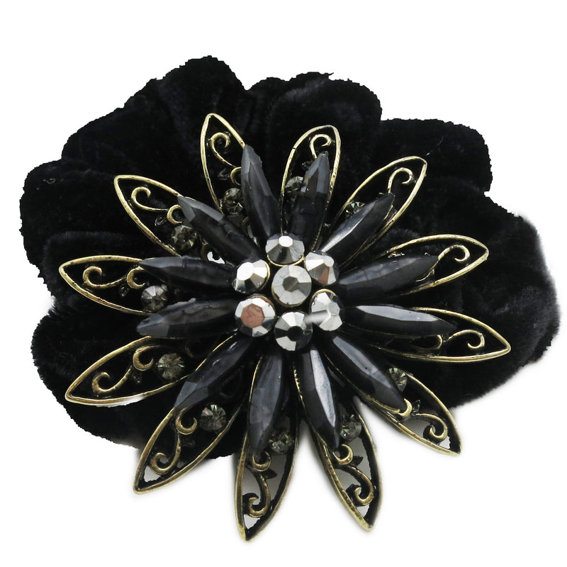 Colors Rhinestone Daisy12 Donut Hairband